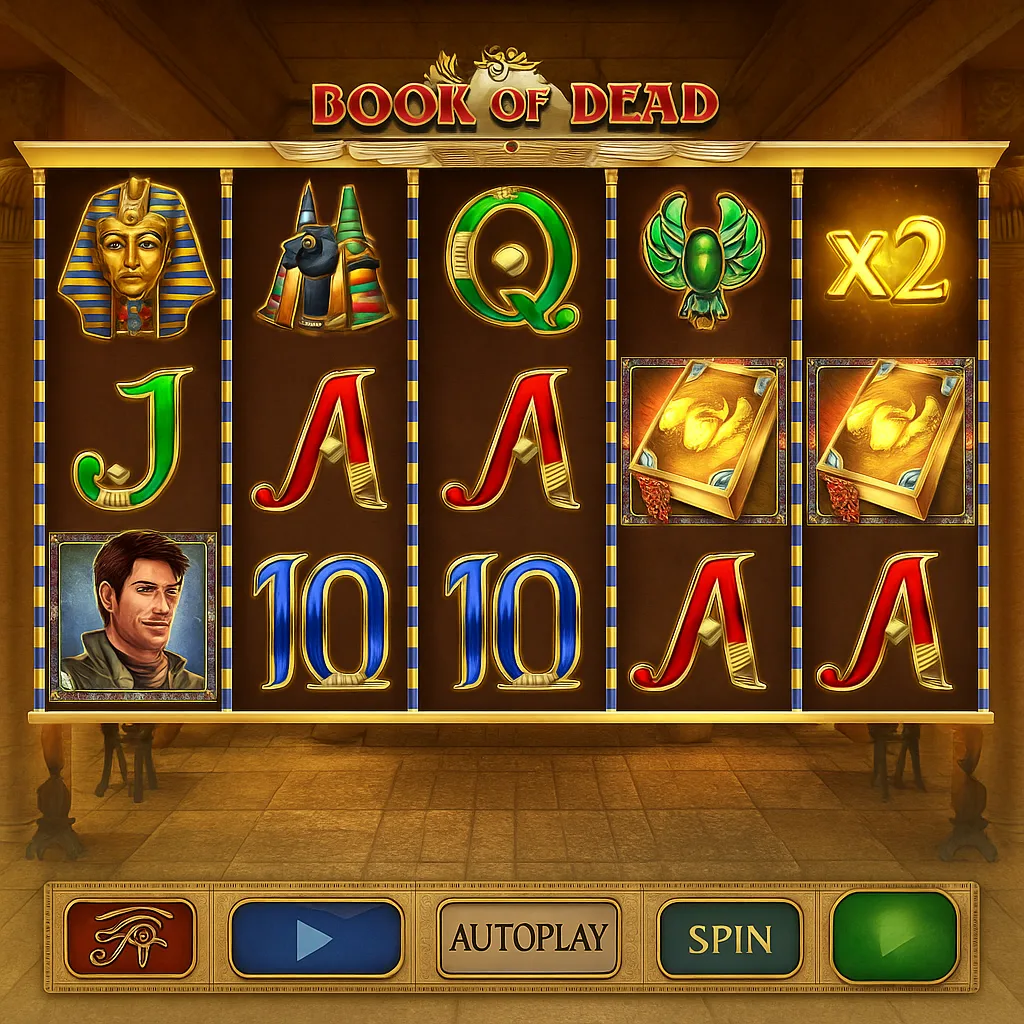 Neon54 - Book of Dead Slot Game - Egyptian Adventure