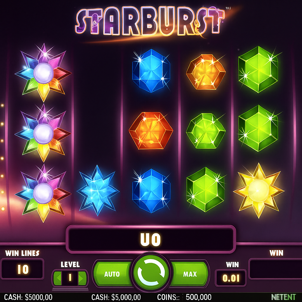 Neon54 - Starburst Slot Game by NetEnt